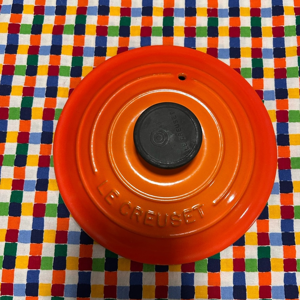 Le Creuset Flame Orange Cast Iron Lid 16